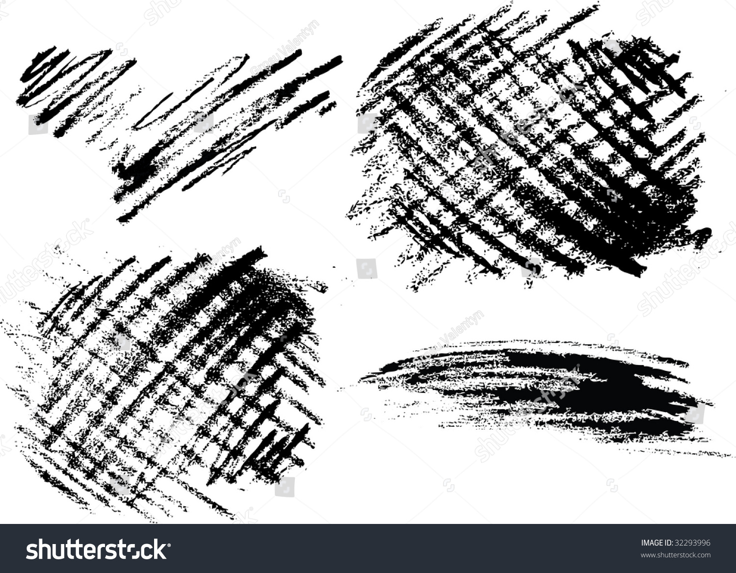 Pencil Stroke Stock Vector Illustration 32293996 : Shutterstock