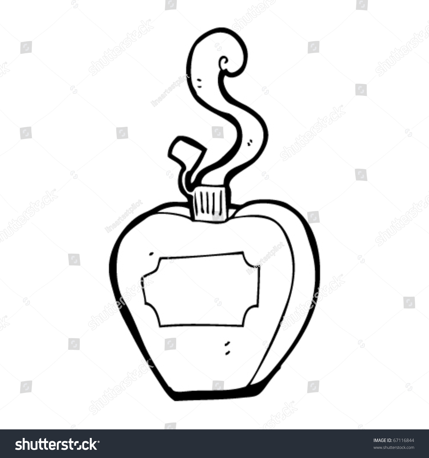 Perfume Cartoon Stock Vector Illustration 67116844 : Shutterstock