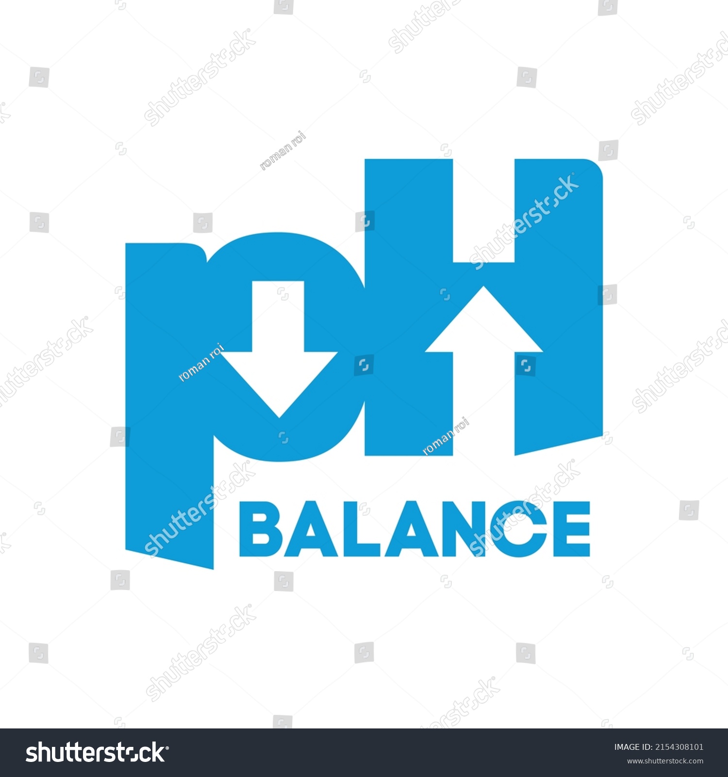 Ph Balance Icon Acidity Regulation Icon Stock Vector Royalty Free