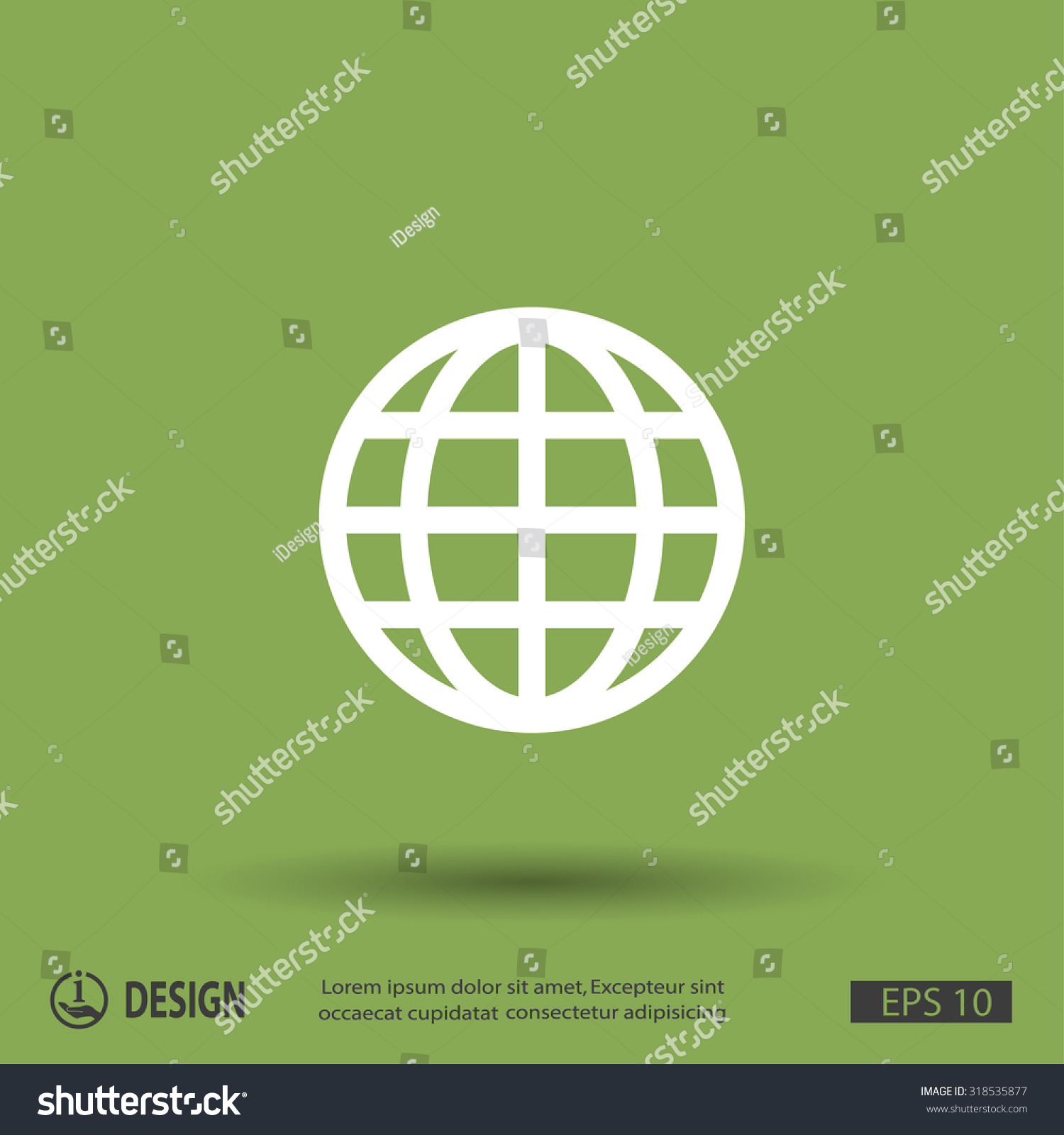 Pictograph of globe Pictograph of globe