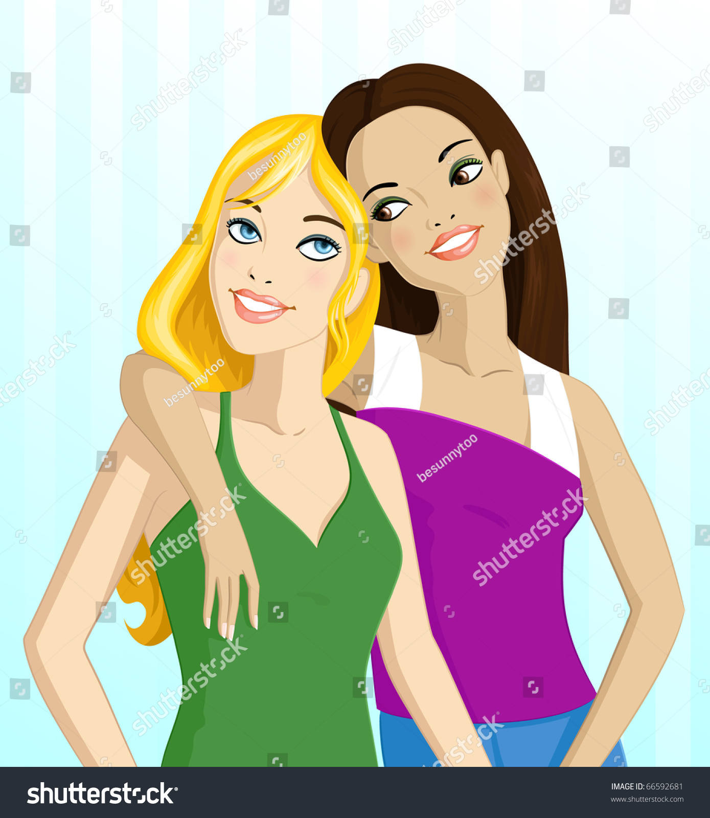 clipart pictures of girlfriends - photo #10