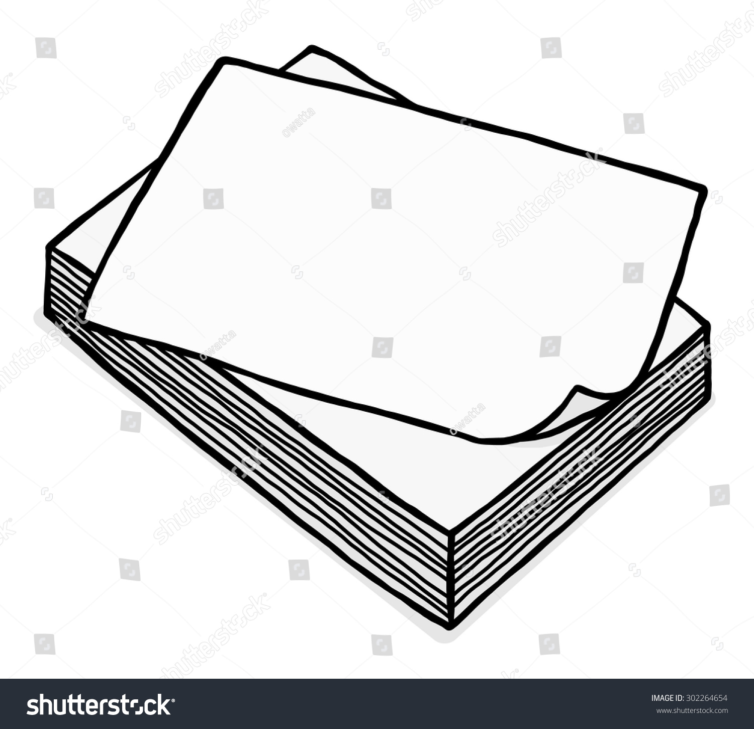 Blank White Paper Sheet Vector 475325 Vector Art at Vecteezy