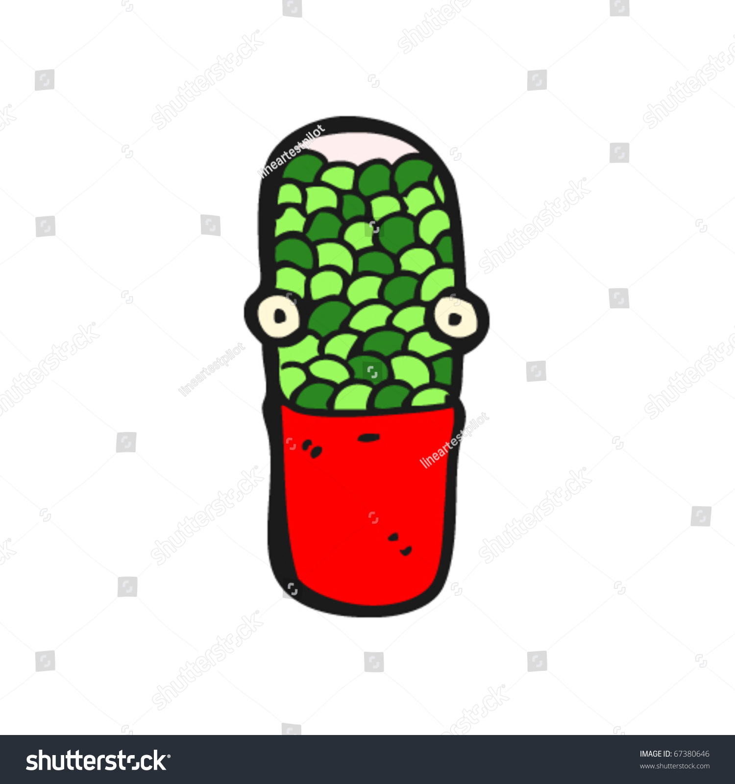 Pill Cartoon Stock Vector 67380646 - Shutterstock