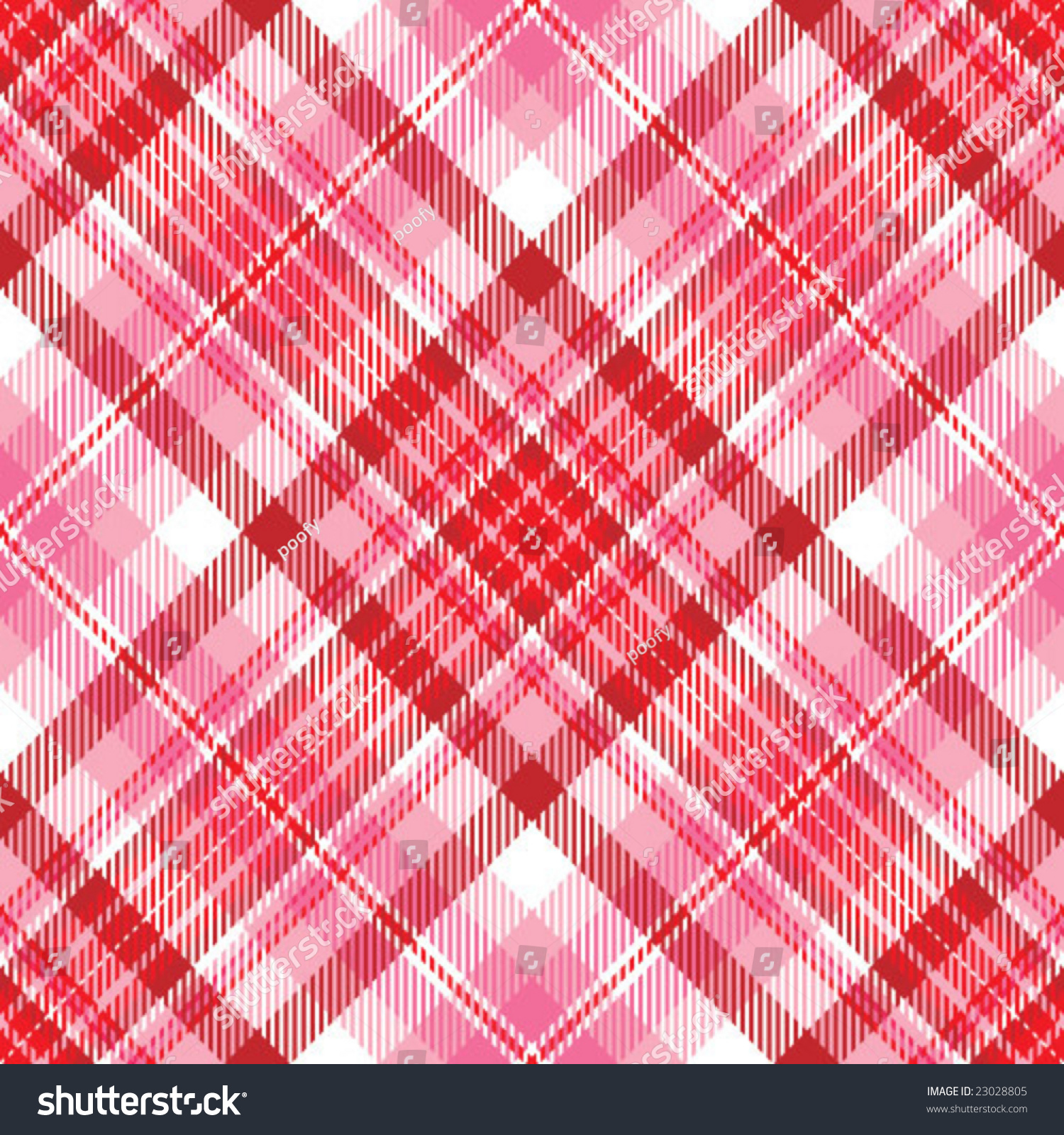 Pink And Red Plaid Stock Vector Illustration 23028805 : Shutterstock