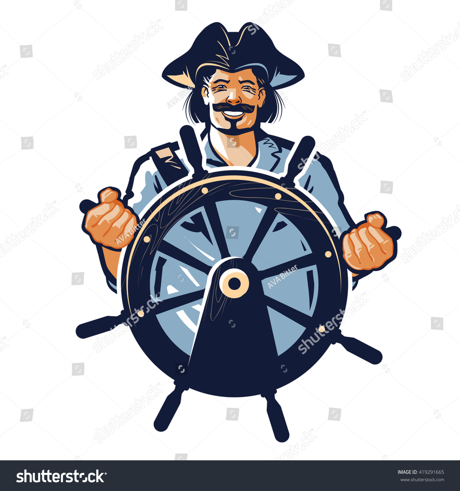 pirate vector logo corsair or captain sailor seafarer icon pirate vector logo corsair or captain sailor seafarer icon