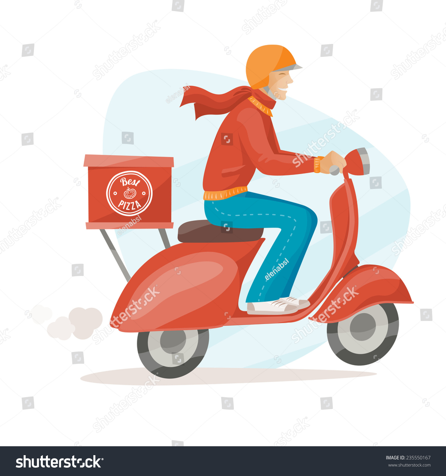 free clipart pizza delivery man - photo #27