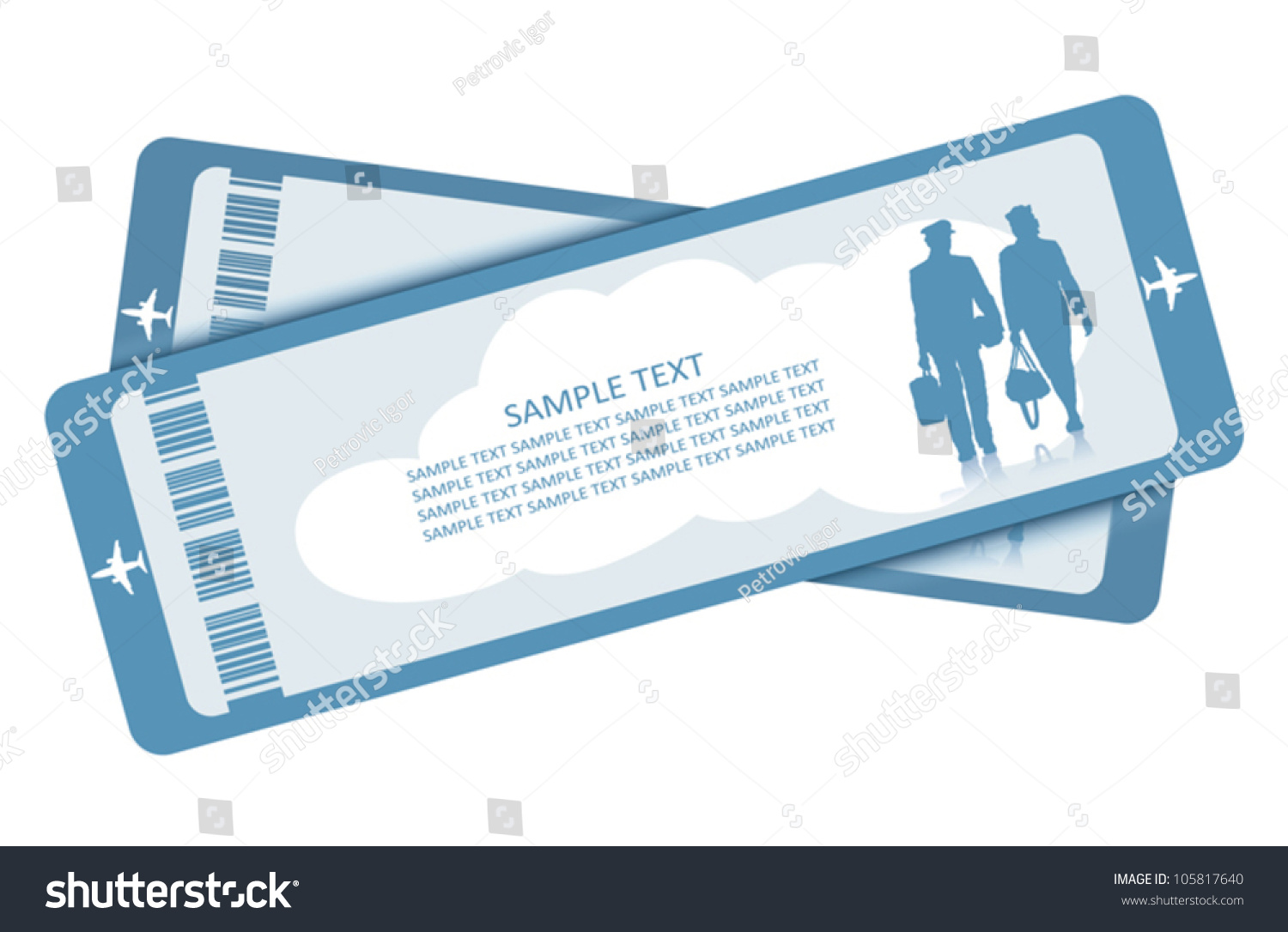 free clipart airplane ticket - photo #38