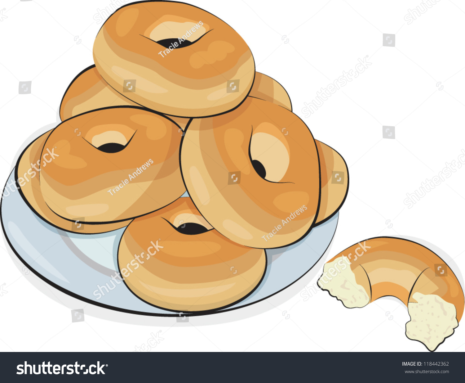 clipart bagels and coffee - photo #4