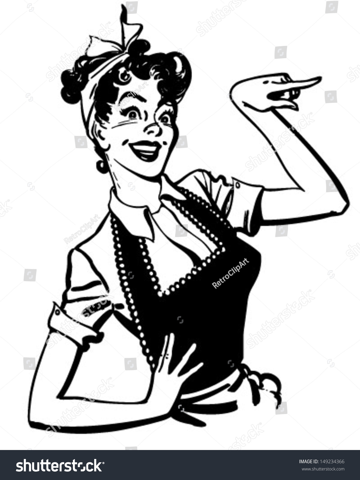 vintage housewife clipart - photo #22
