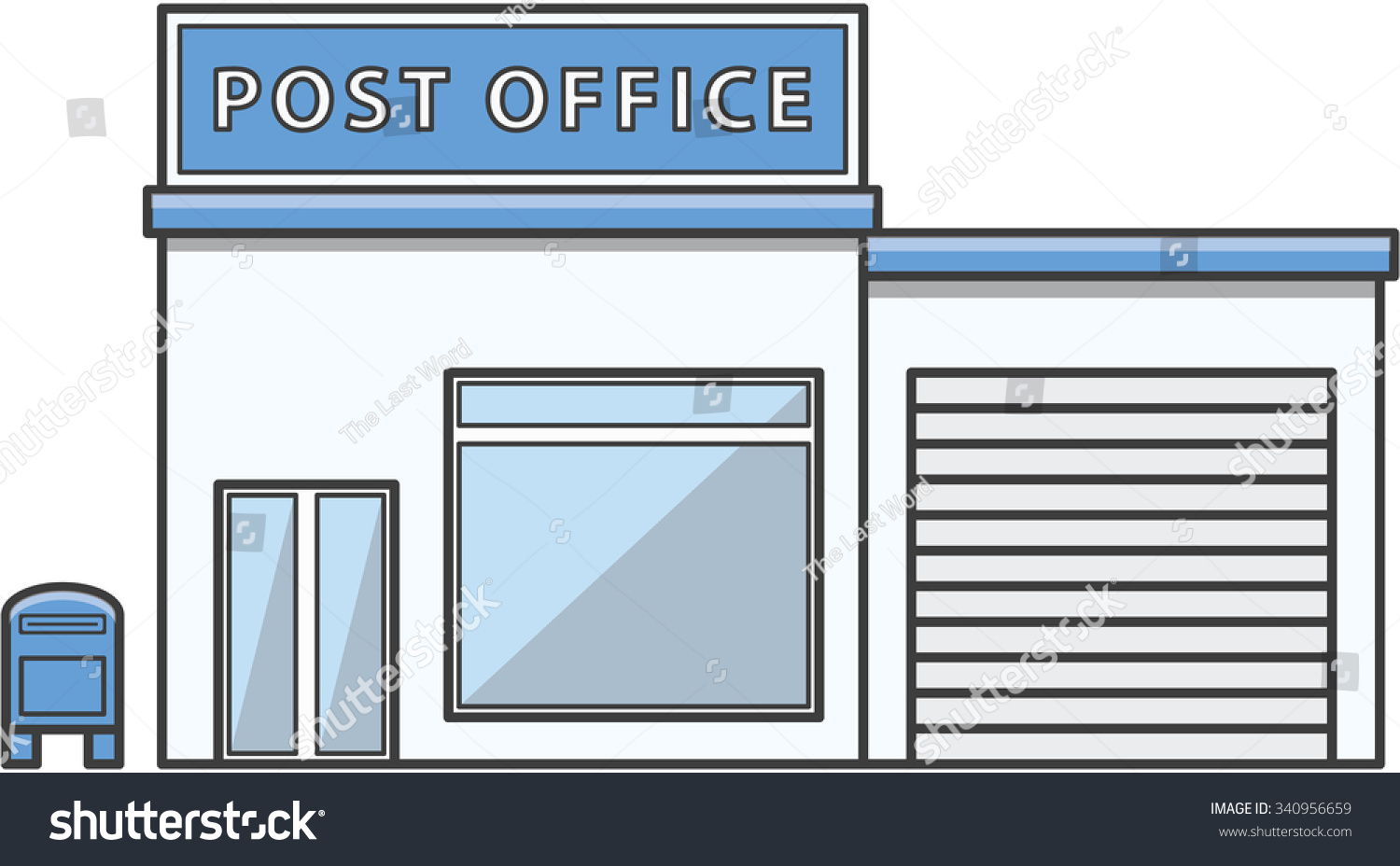 clipart post office building - photo #36