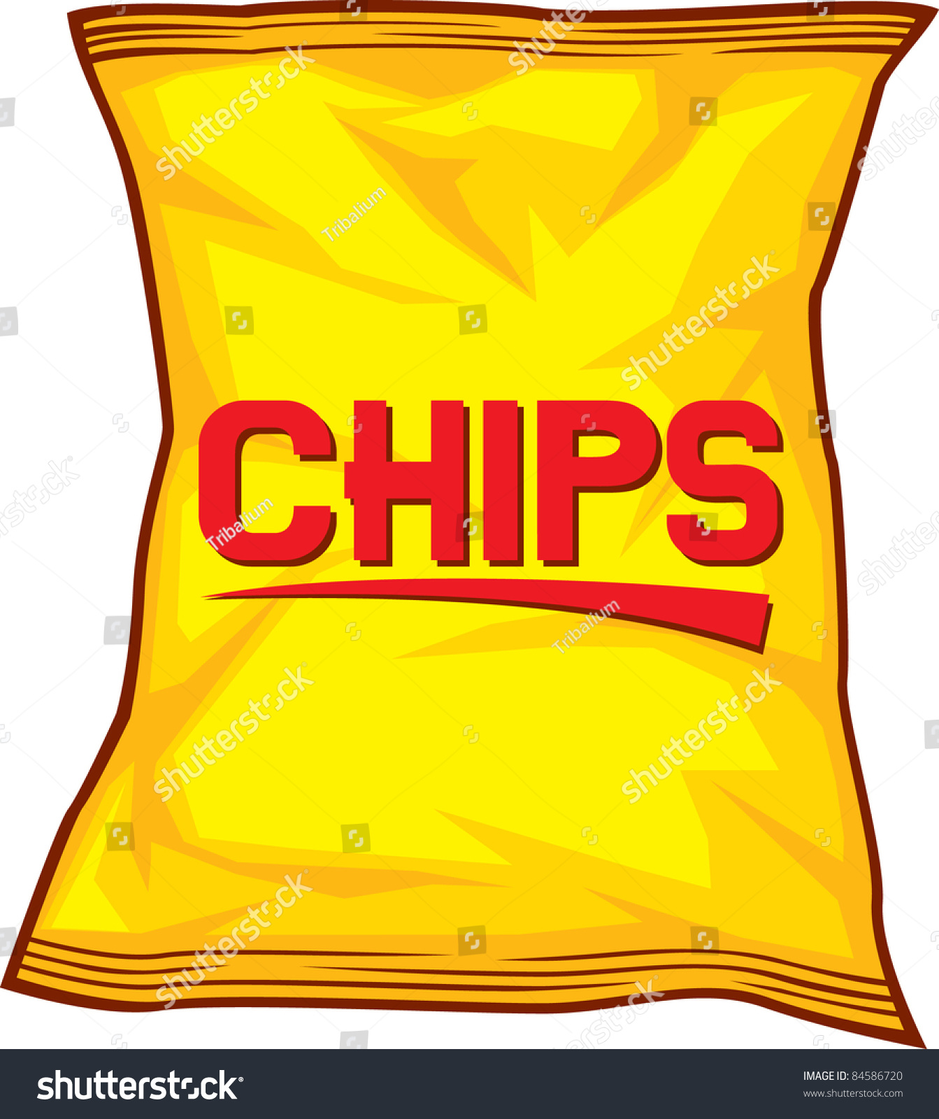 free clip art bag of potato chips - photo #17