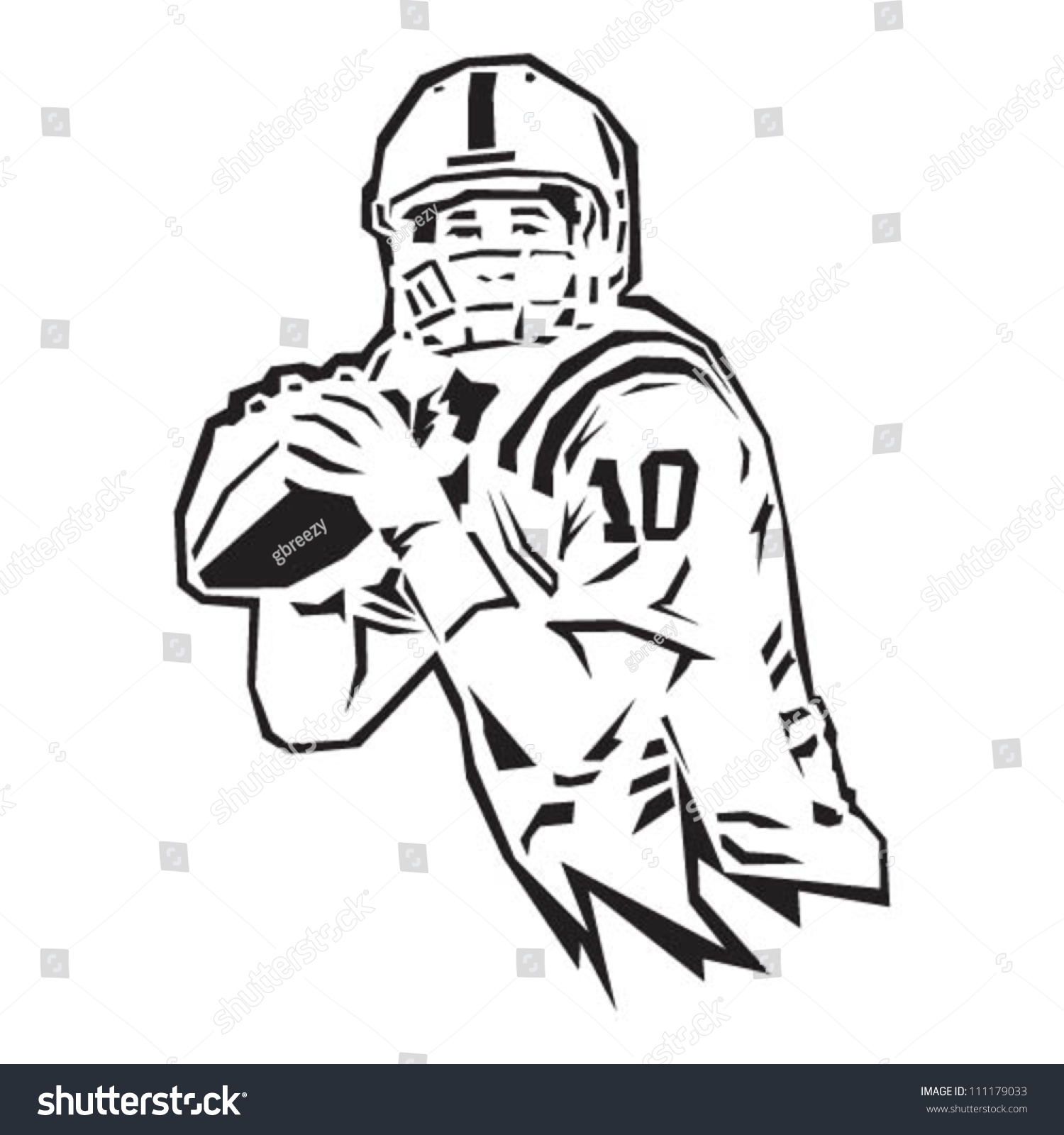 quarterback clipart - photo #33