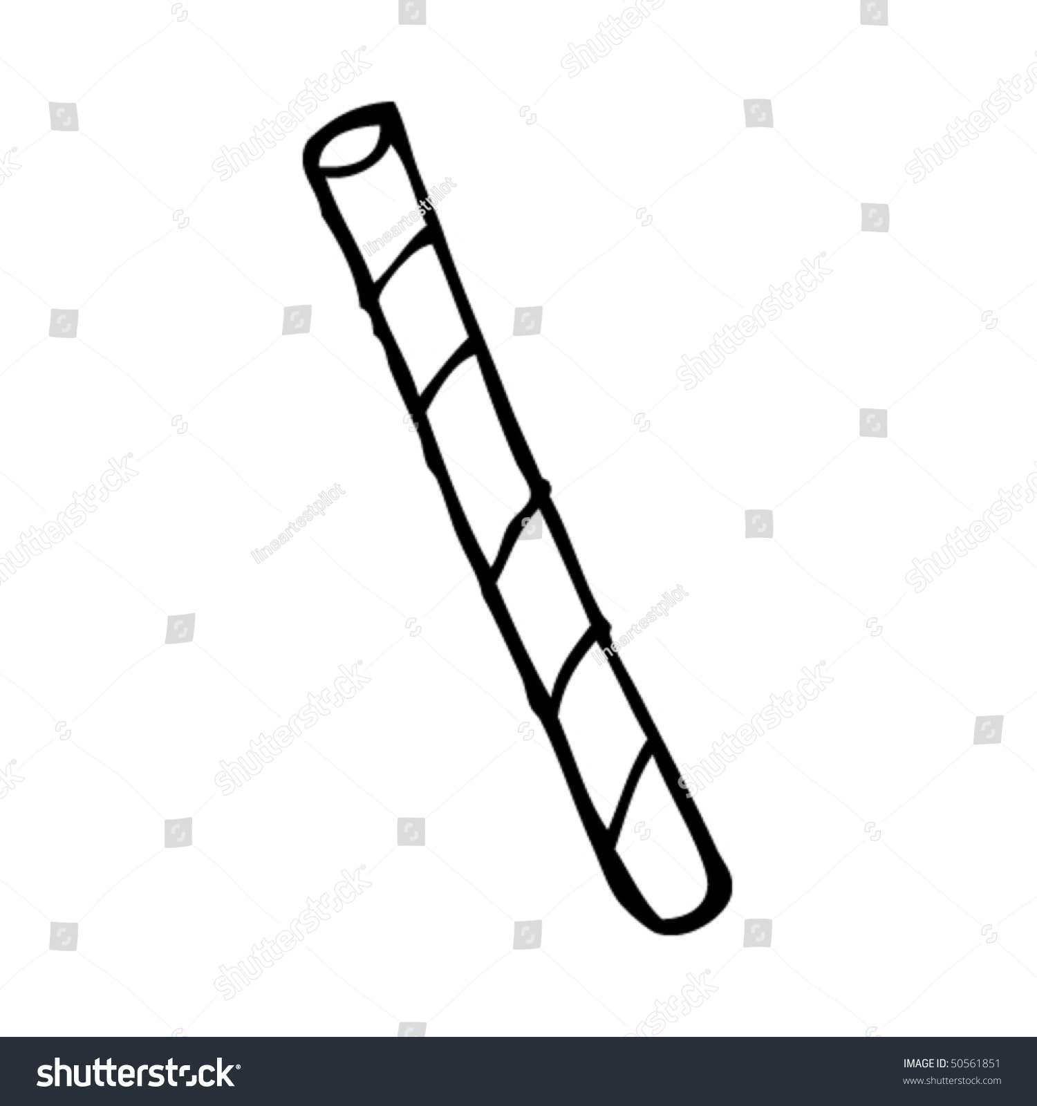 Quirky Drawing Of A Straw Stock Vector Illustration 50561851 : Shutterstock