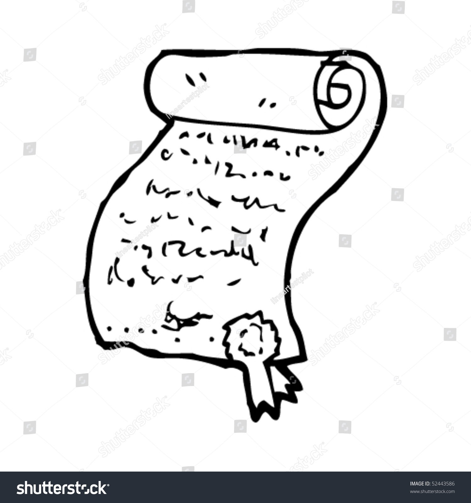 Quirky Drawing Declaration Independence Stock Vector 52443586