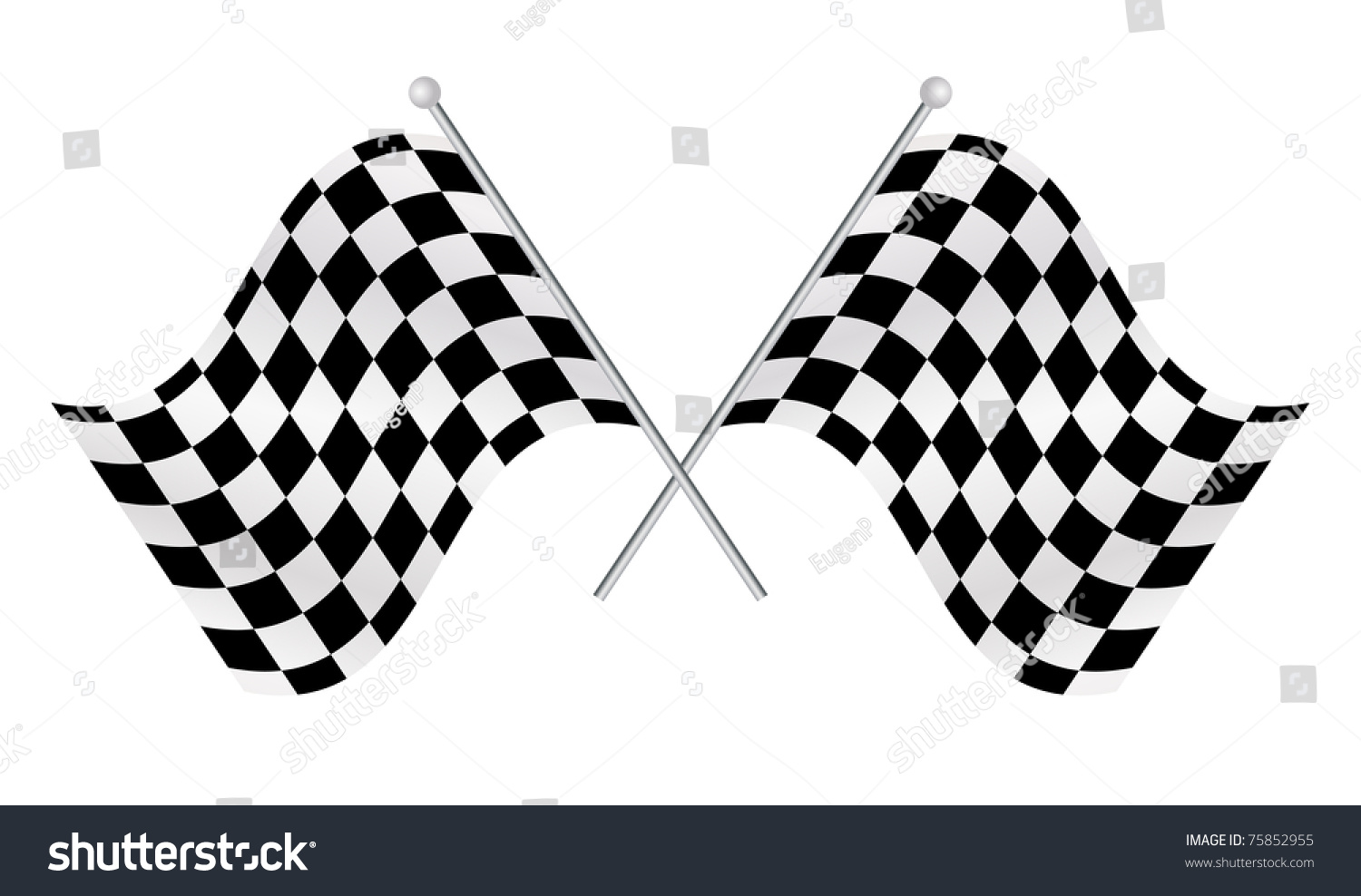 Race Flag Stock Vector Illustration 75852955 : Shutterstock