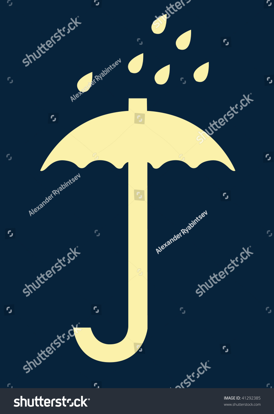 black-opened-umbrella-symbol-with-rain-drops-falling-on-it-free-icons