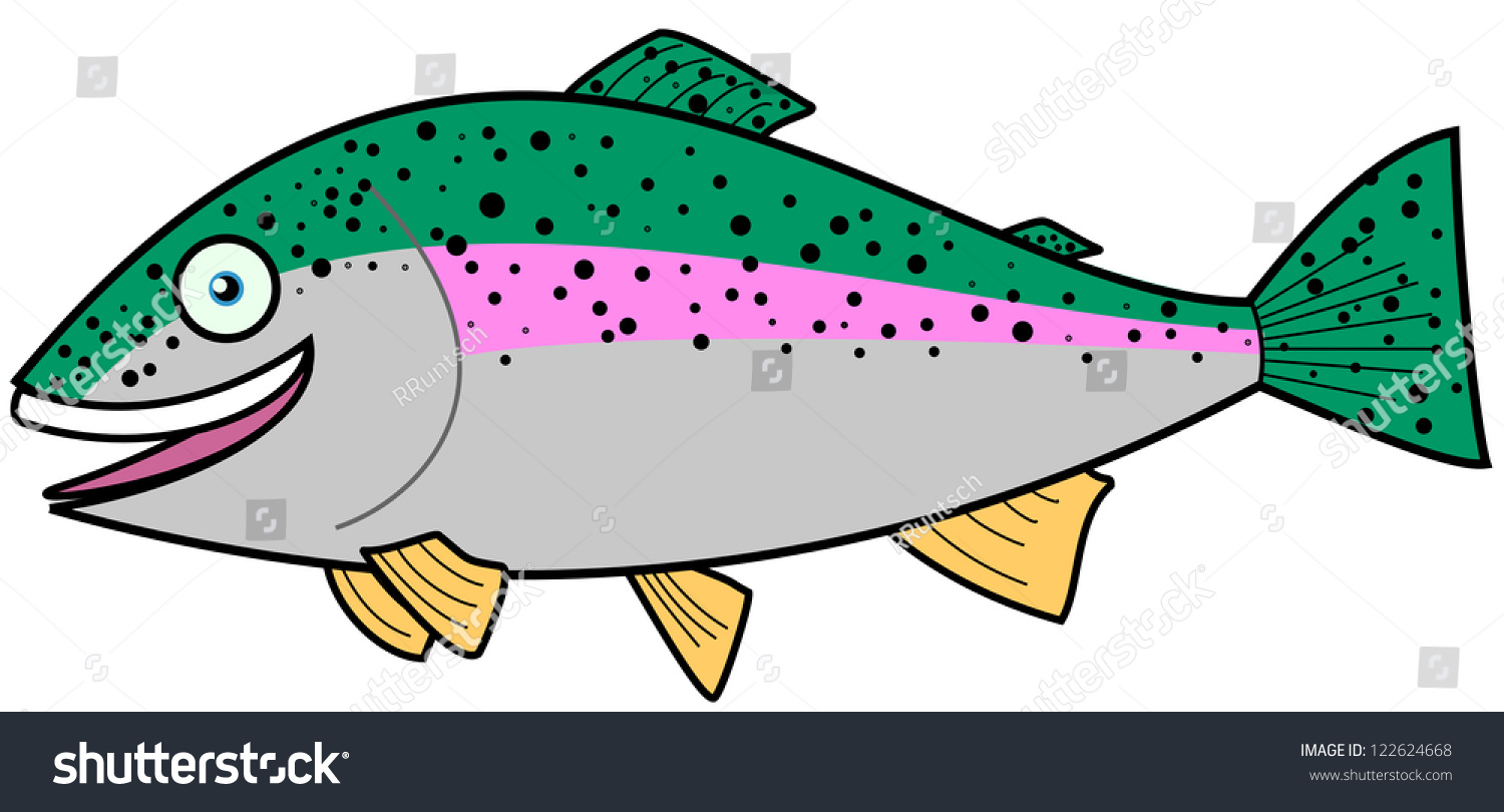 clipart rainbow trout - photo #39