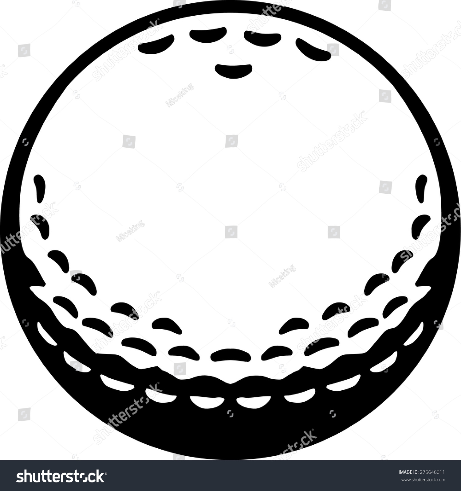 free golf ball vector clipart - photo #36