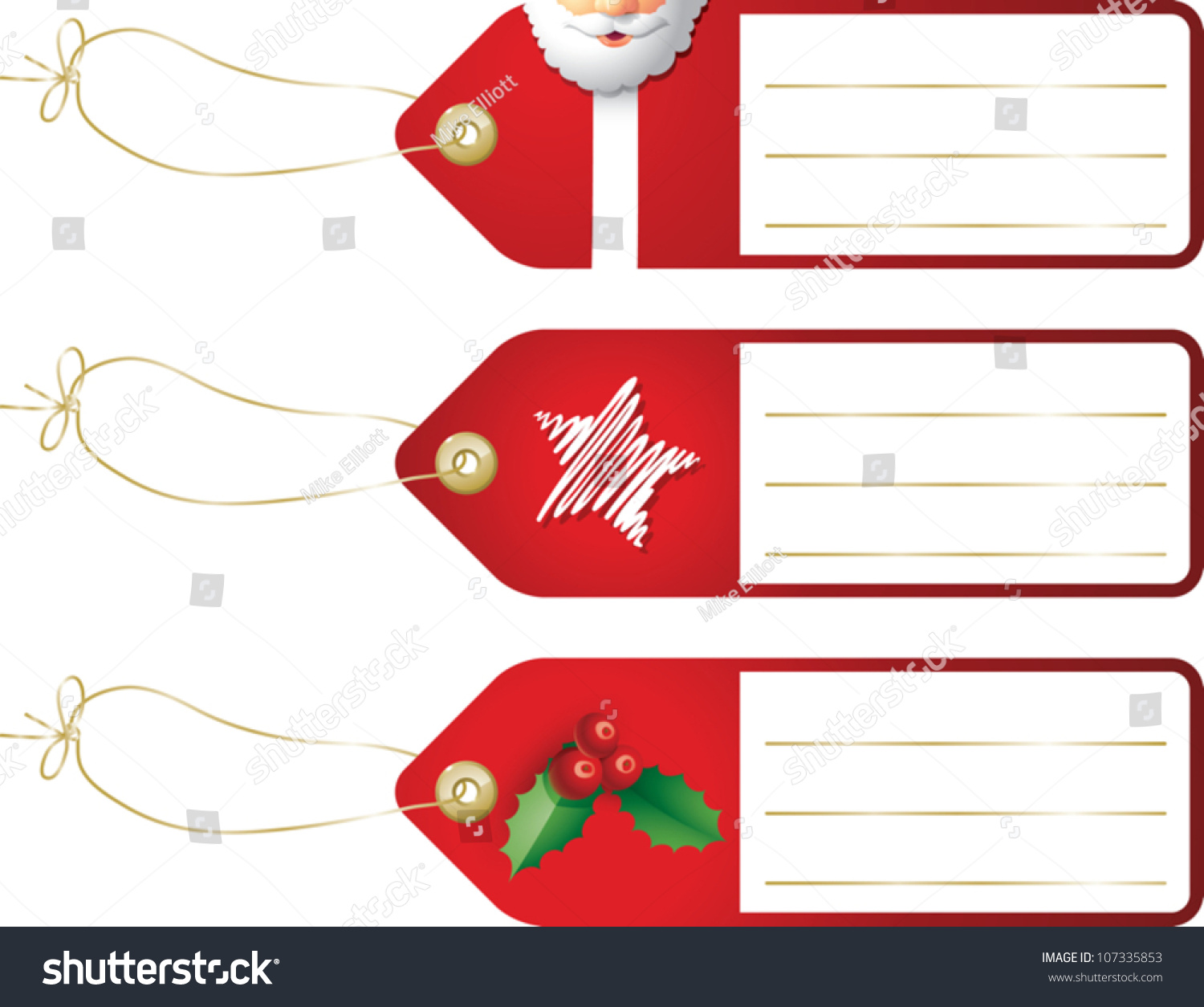 christmas gift tags clipart - photo #23