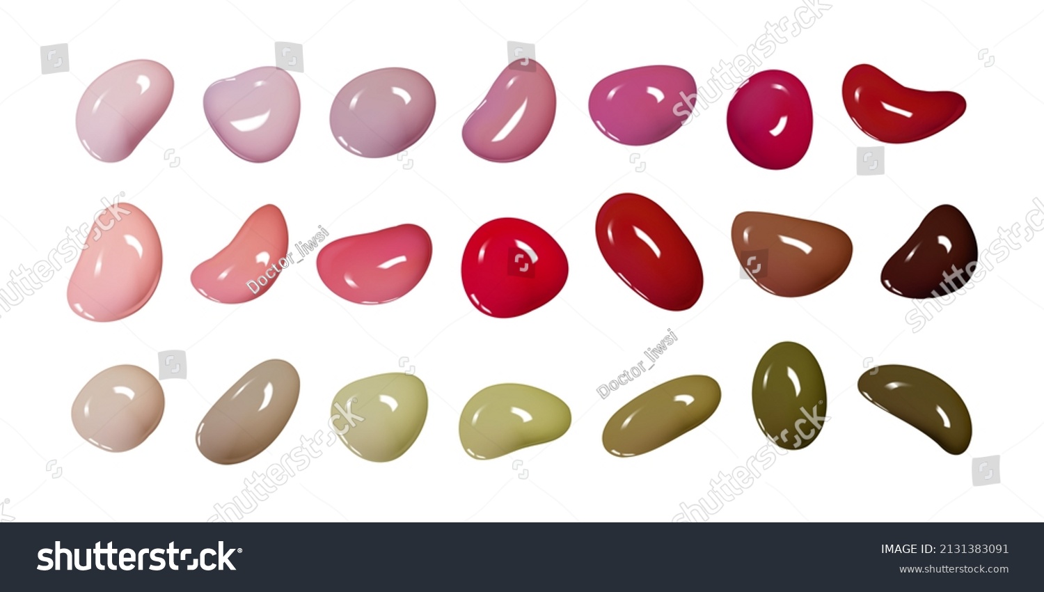 Realistic Vector D Shapes Isolated On Stock Vector Royalty Free