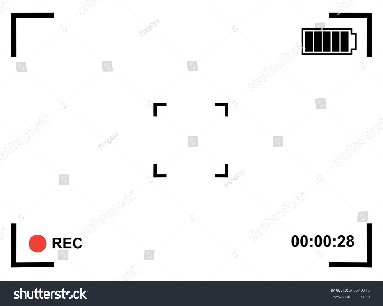 Rec Background Illustration Vector Art Stock Vector 343540316 ...