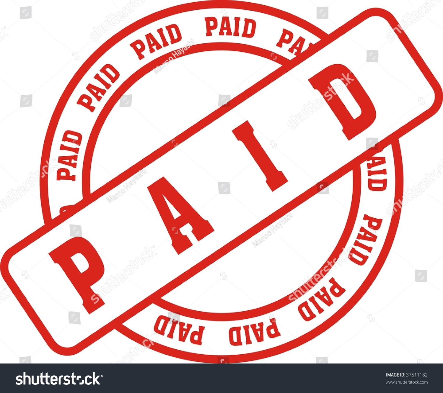 red-stamp-with-the-word-paid-stock-vector-illustration-37511182