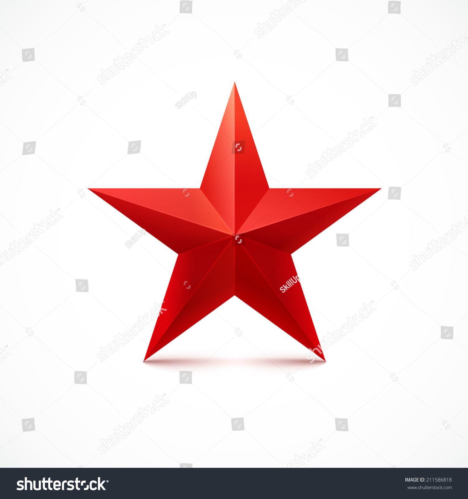 Red Star. Vector. - 211586818 : Shutterstock