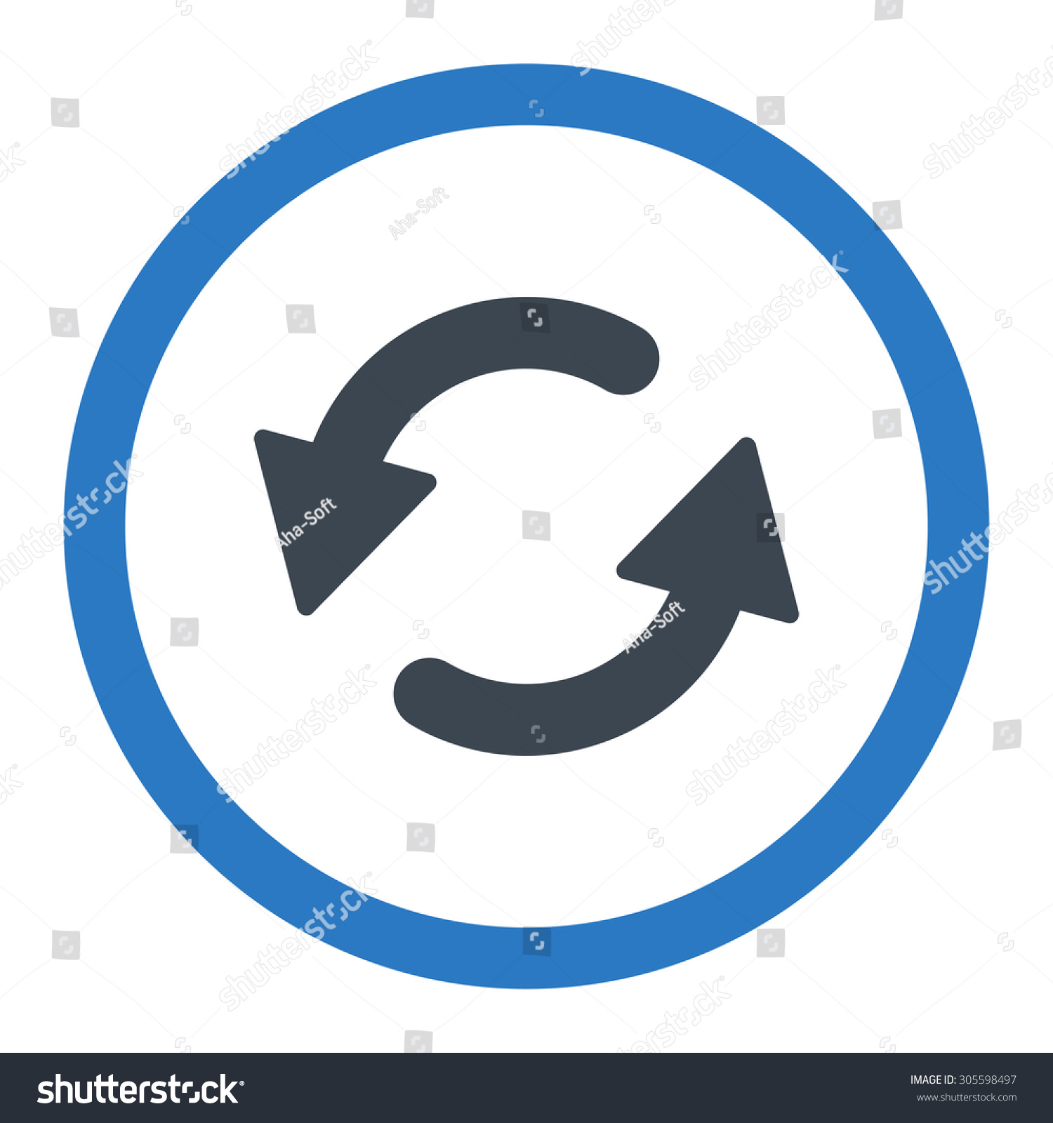 Refresh Ccw Vector Icon This Rounded Stock Vector Royalty Free