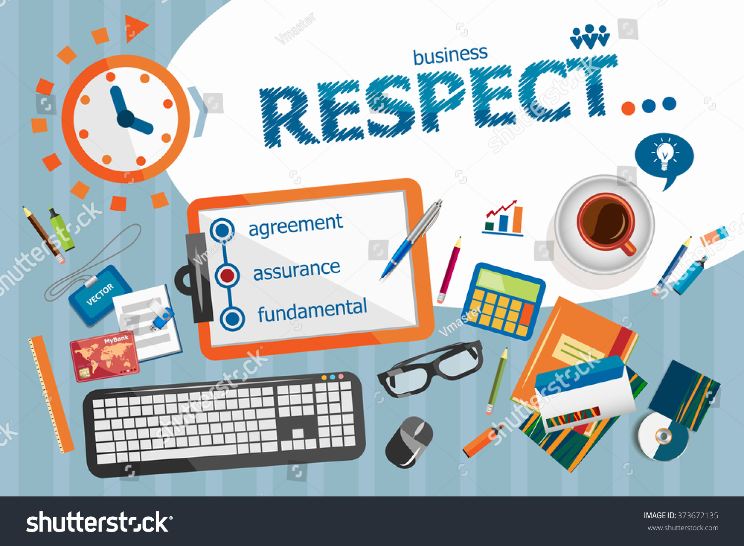 Respect Design Concept. Typographic Poster. Respect Concepts For Web