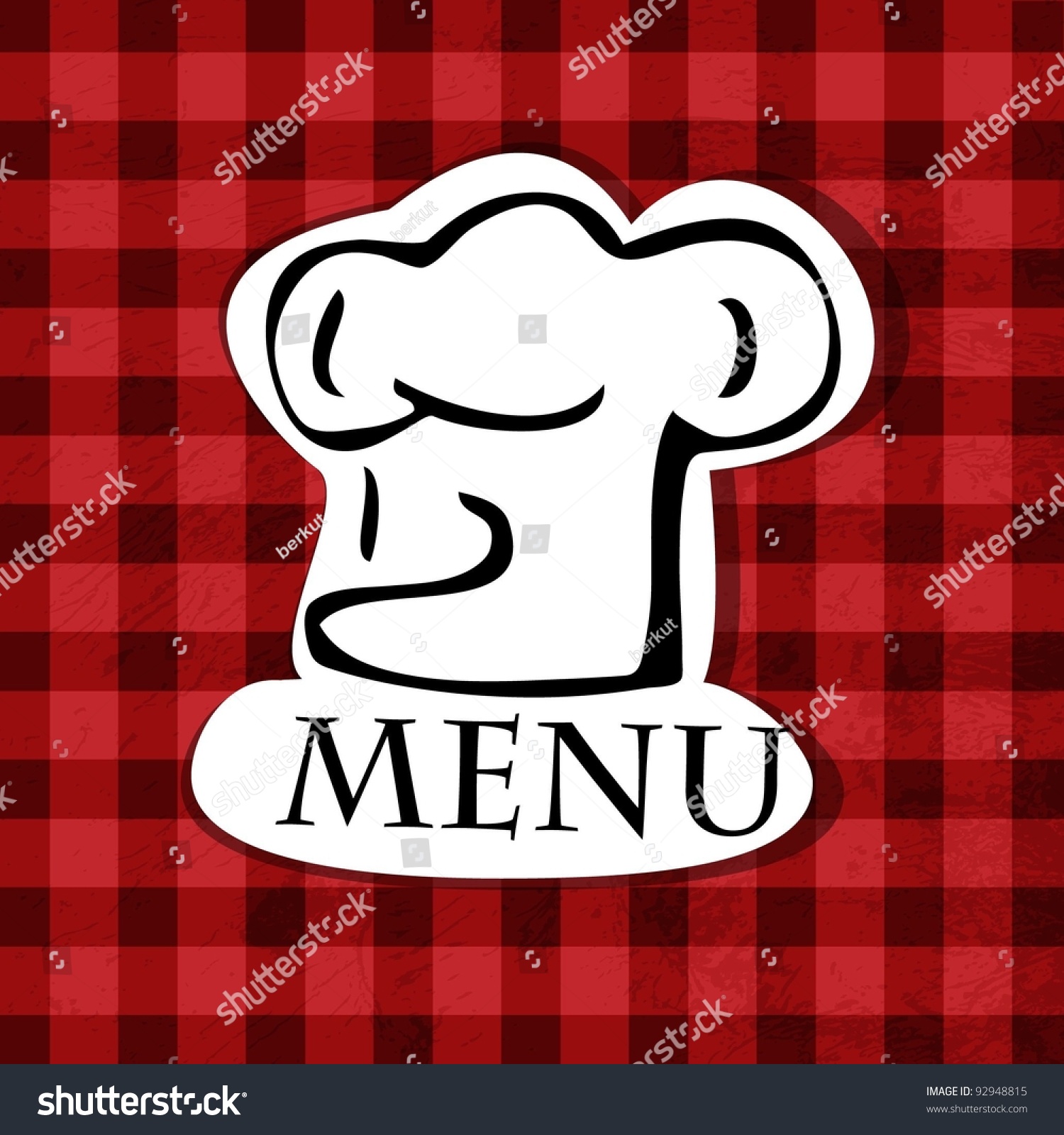 Restaurant Menu Design Stock Vector Royalty Free 92948815 Shutterstock