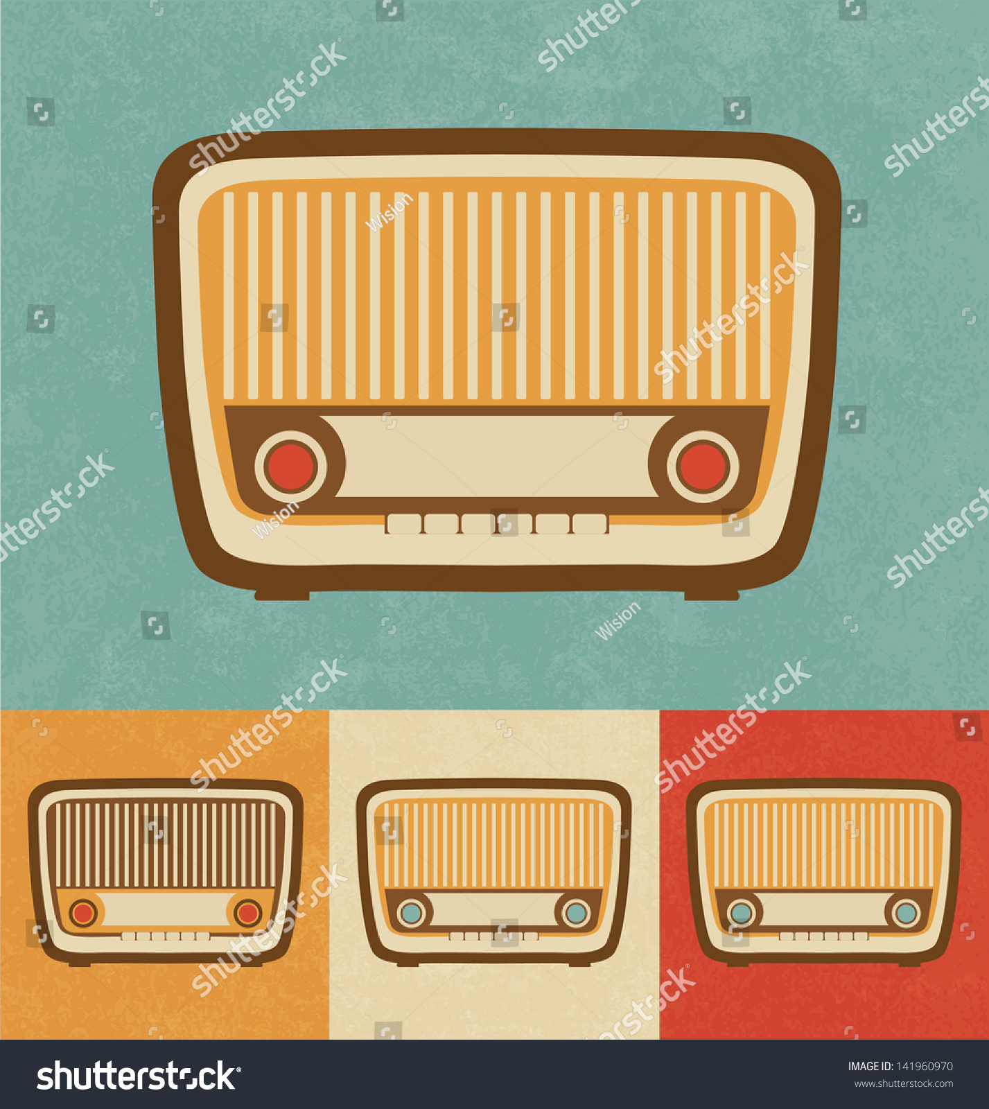 vintage radio clipart - photo #21