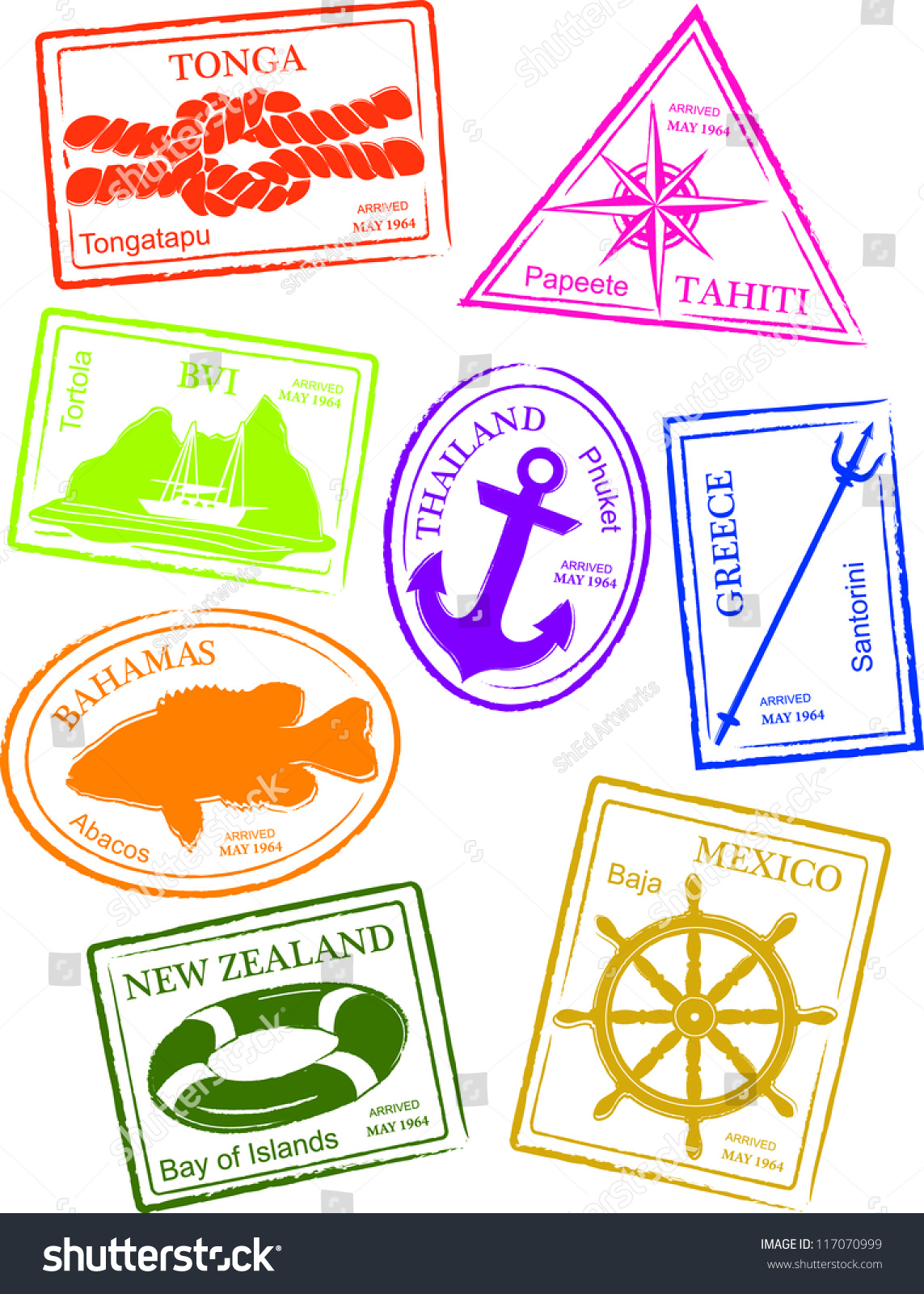 travel stamps clipart free - photo #36