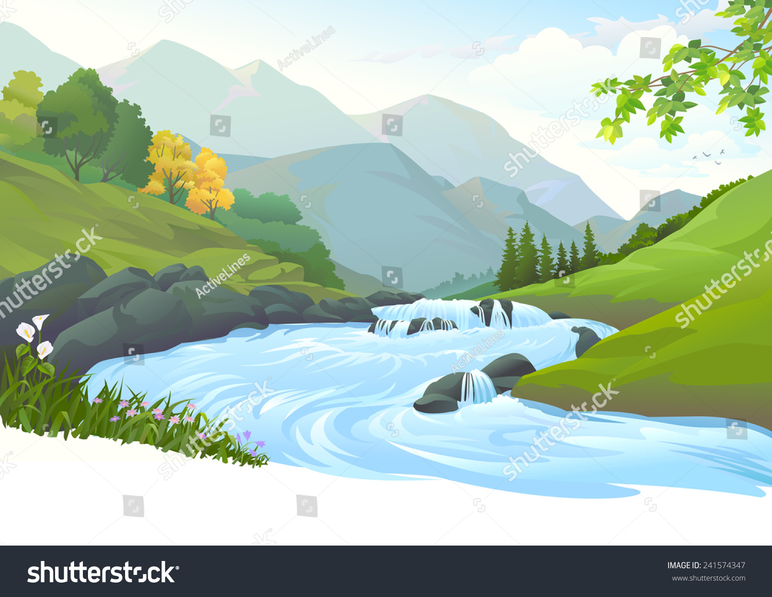 river animated clipart - photo #50