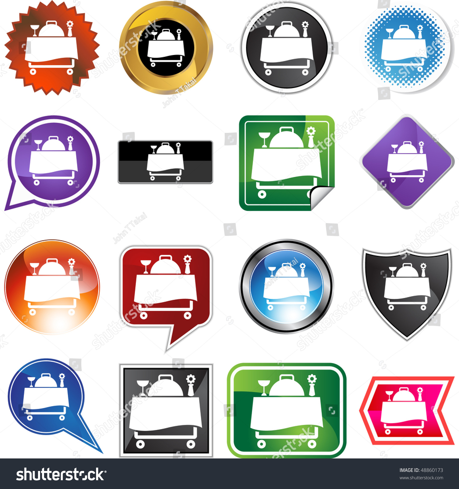 Room Service Web Button Isolated On A Background Stock Room Service Web Button Isolated On A Background Stock