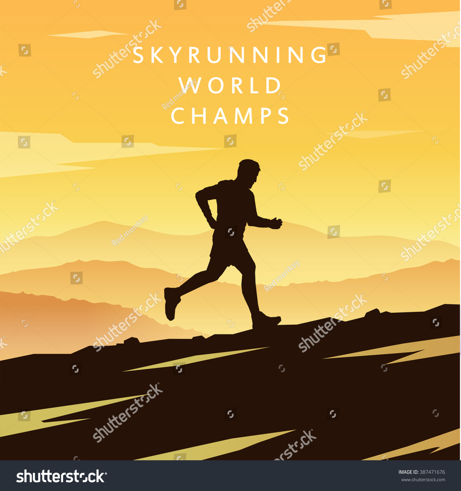 Runner silhouette Skyrunning poster Extreme sports Vector Mountain landscape Outdoor sports Hiking #1 Runner silhouette Skyrunning poster Extreme sports Vector Mountain landscape Outdoor sports Hiking #1