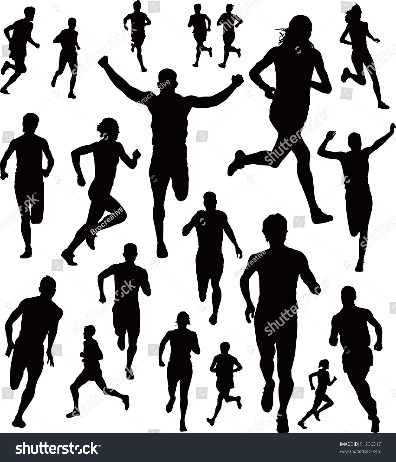 free vector clipart runners - photo #24