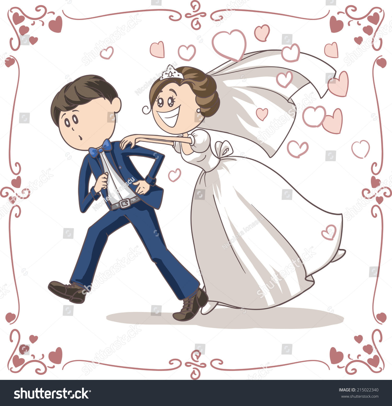 funny wedding clipart bride and groom - photo #20