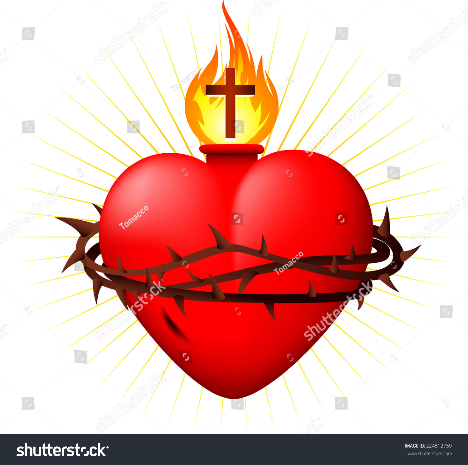 free clip art sacred heart of jesus - photo #22