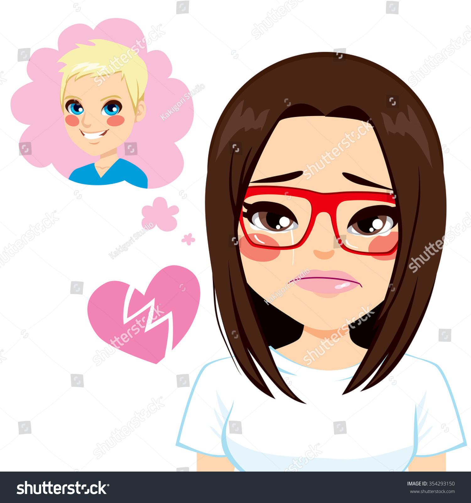 clipart girl with glasses - photo #34