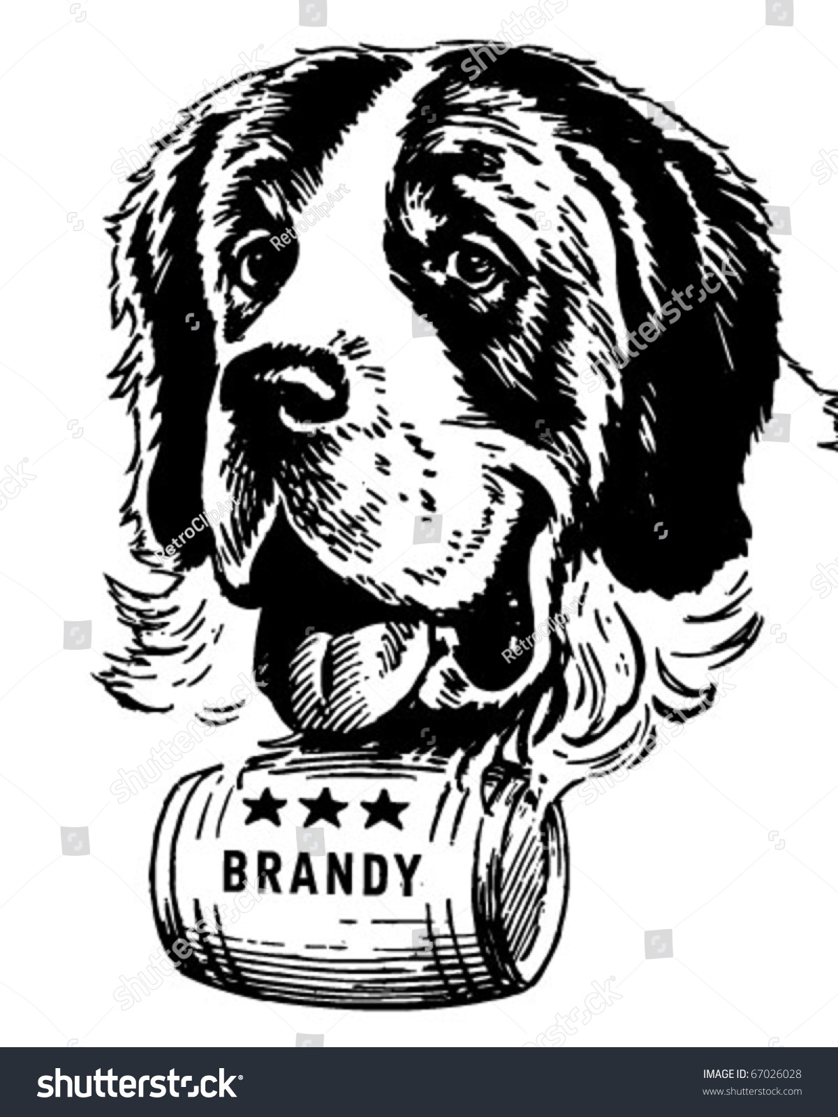 clipart st.bernard dog - photo #37