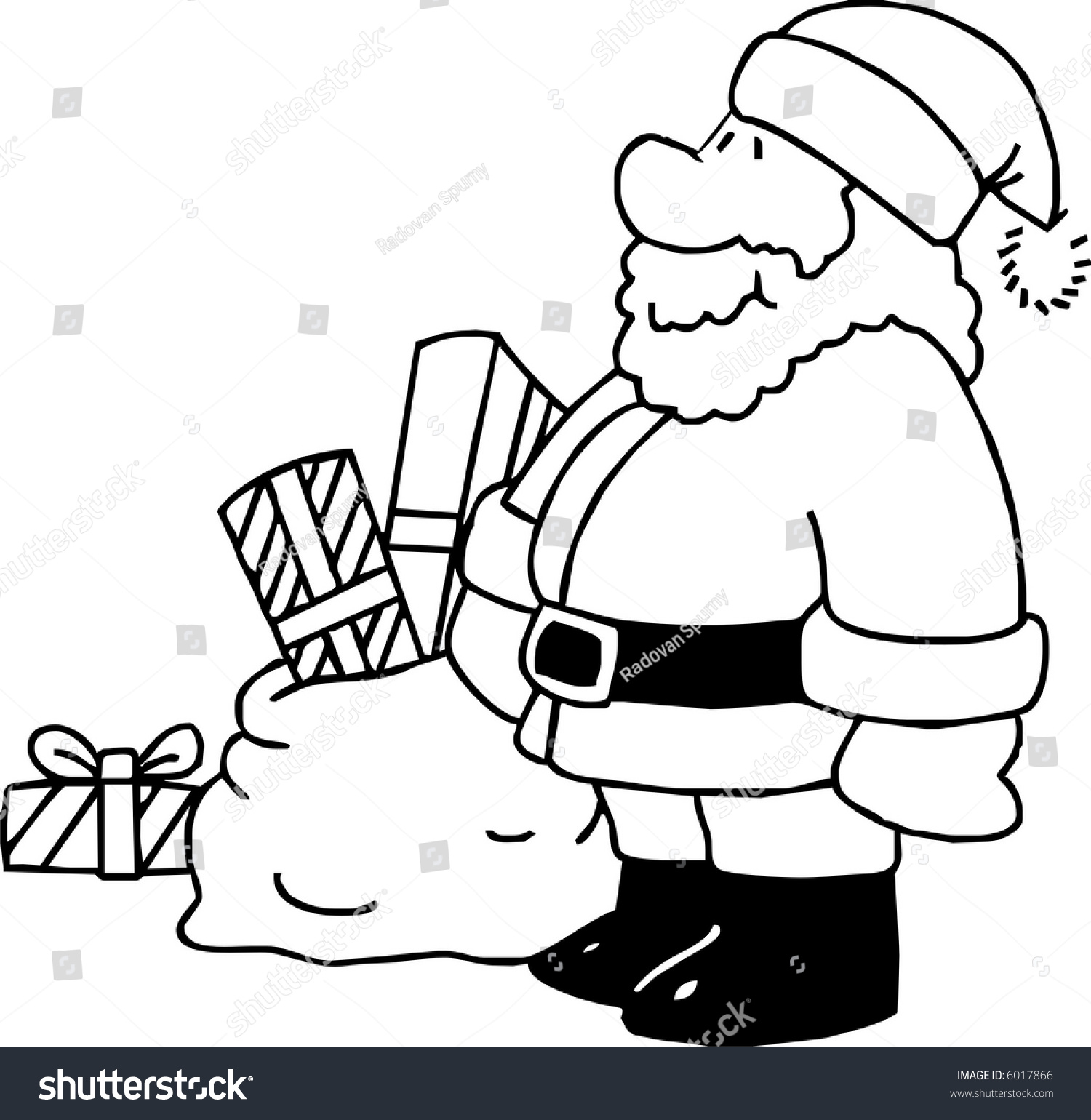 Santa Claus Stock Vector Illustration 6017866 : Shutterstock