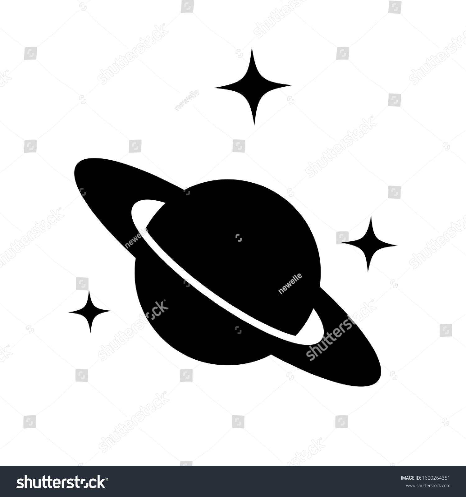 Planet Silhouette Images Stock Photos Vectors Shutterstock