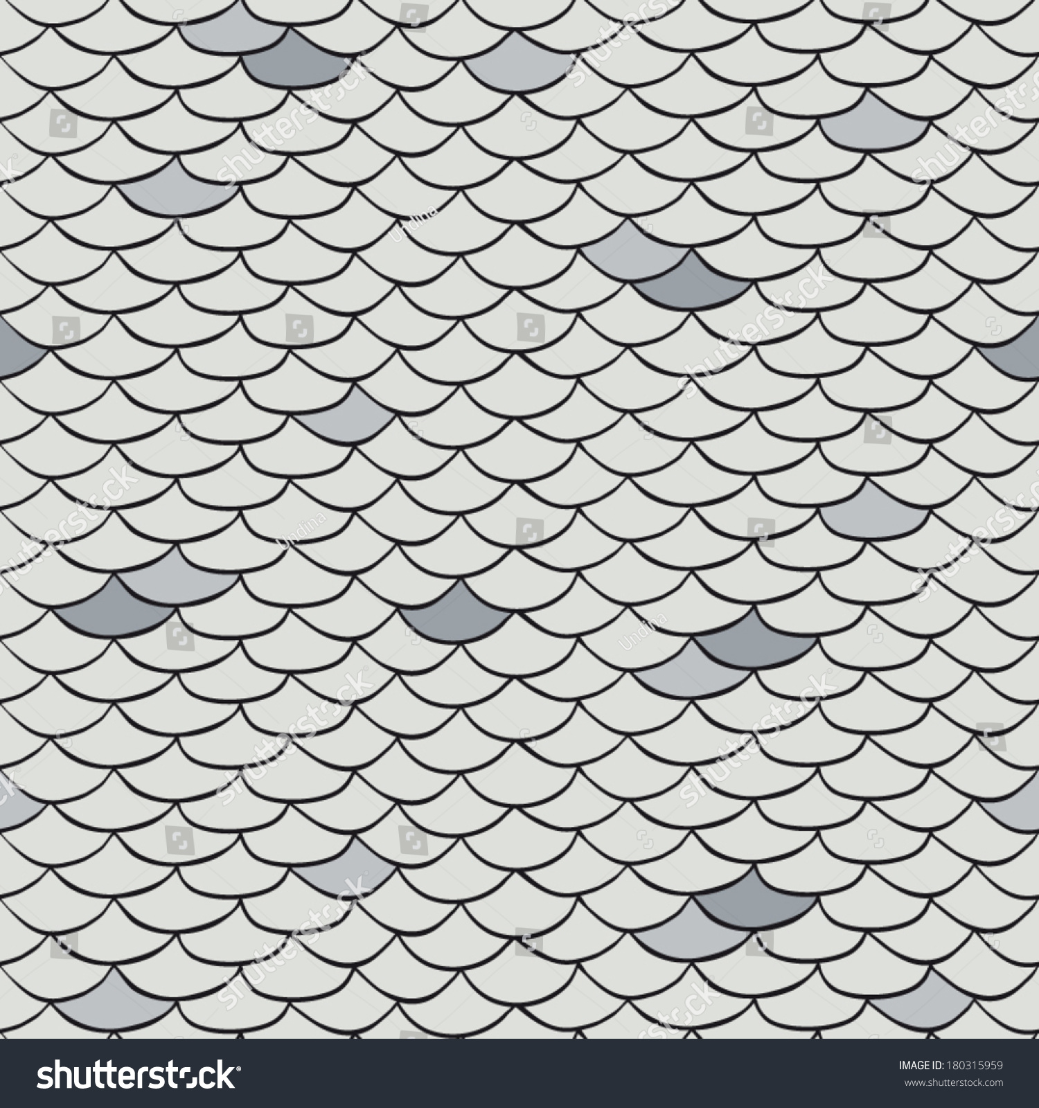 Scale Pattern Gray Stock Vector Illustration 180315959 Shutterstock