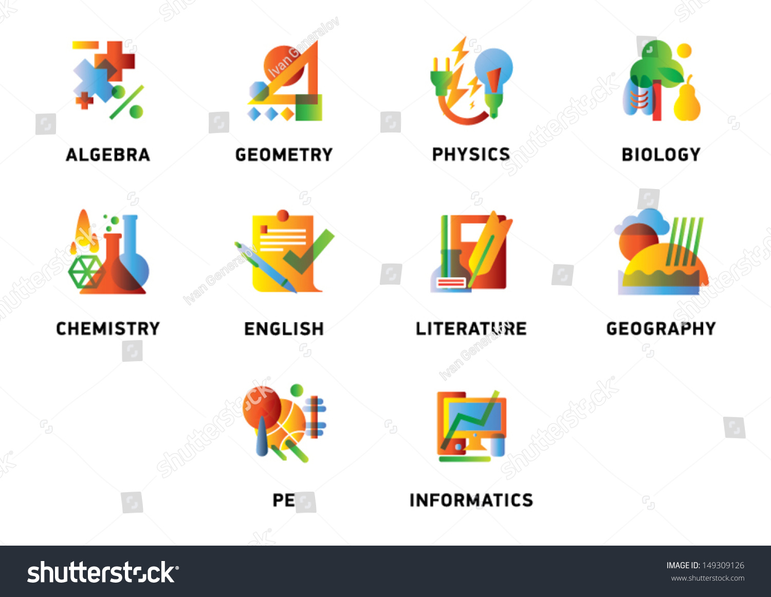 clipart for school subjects - photo #47