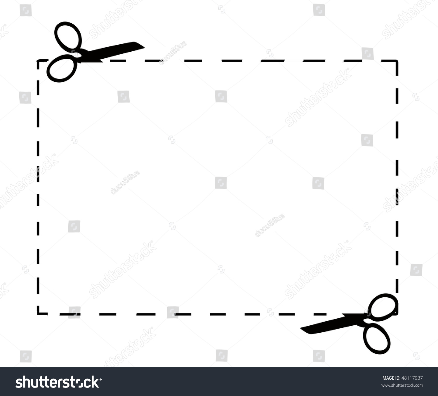 clip art dotted line with scissors - photo #28