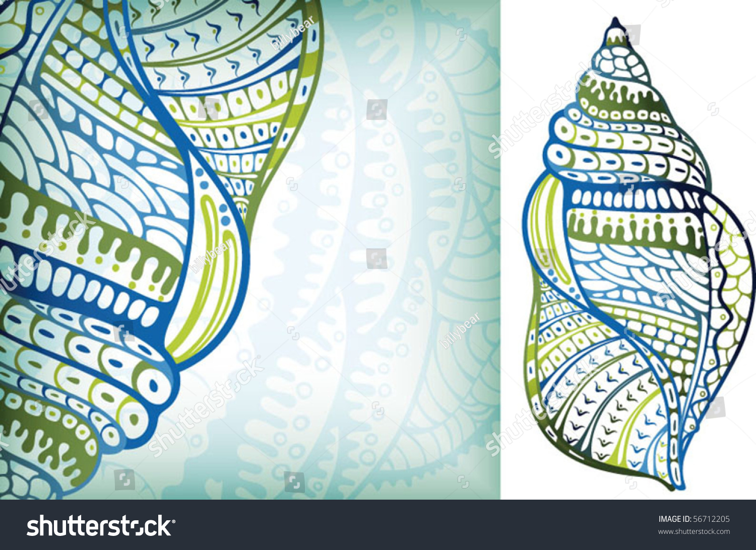 Sea Life 3 Stock Vector 56712205 - Shutterstock