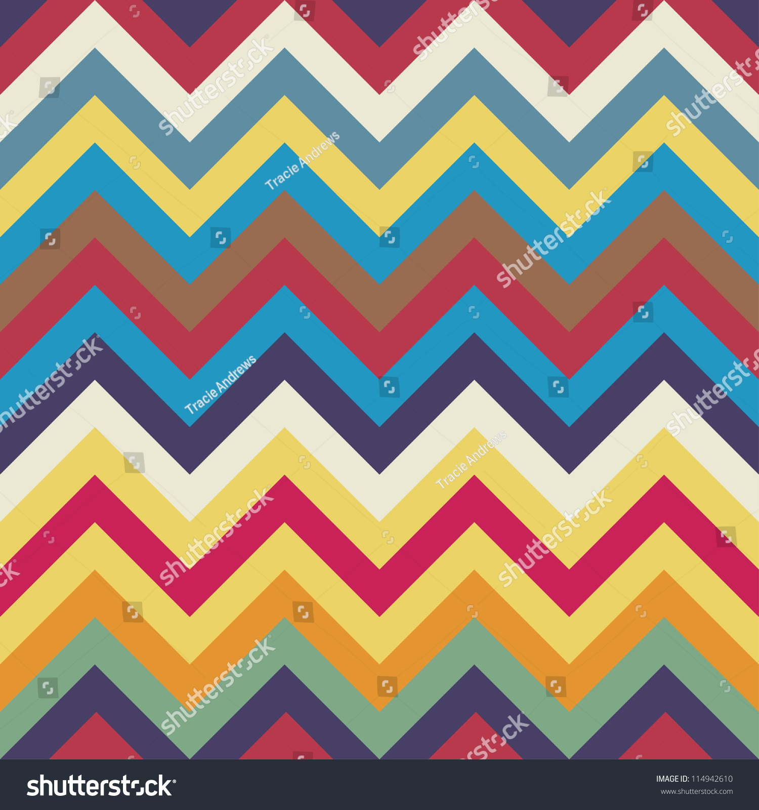 Seamless Chevron Pattern Stock Vector Illustration 114942610 : Shutterstock