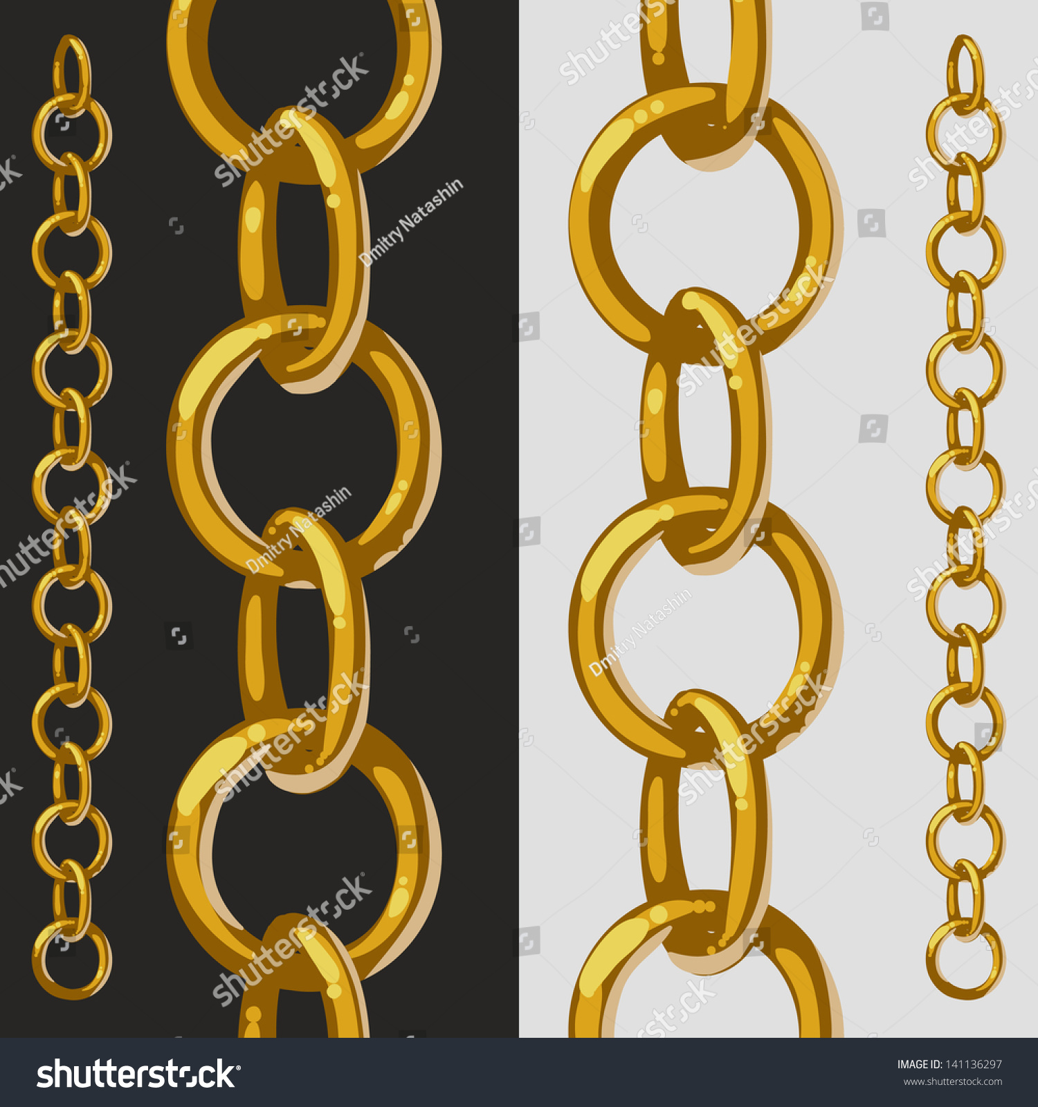 gold chain brush illustrator download