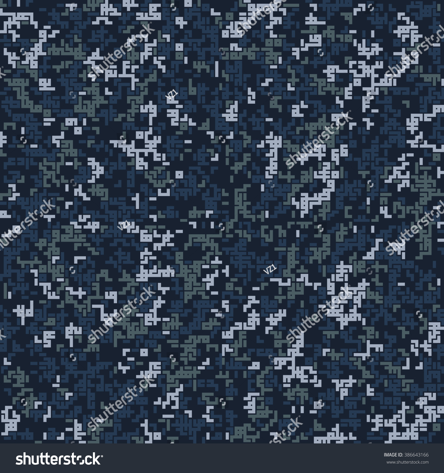 Seamless Pattern. Abstract Military Or Police Camouflage Background 