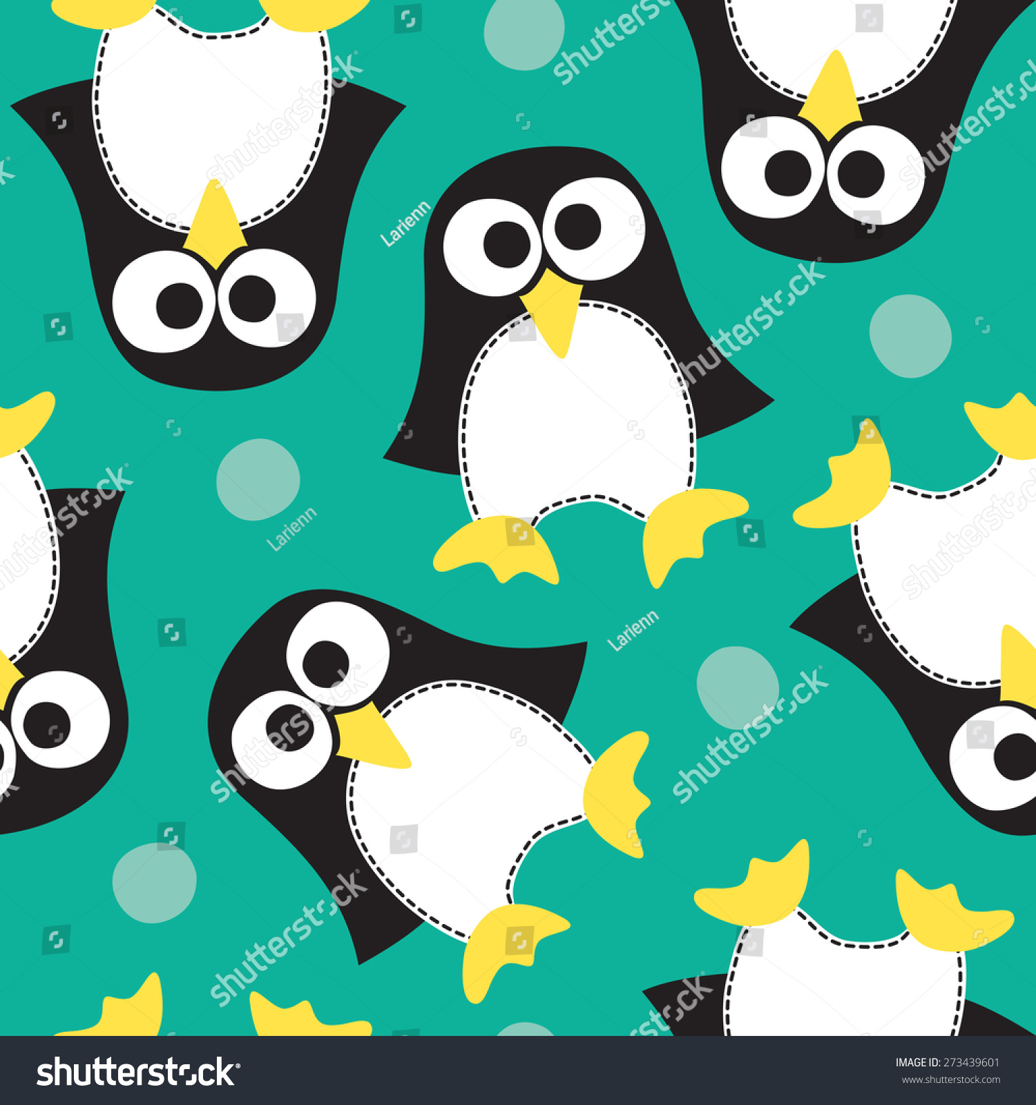 seamless penguin pattern vector illustration seamless penguin pattern vector illustration